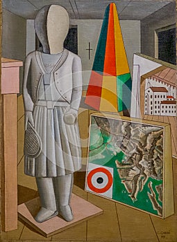 Carlo CarrÃÂ , The metaphysical muse, 1917